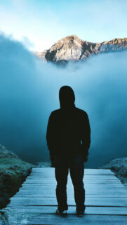 Mountain Summit Success Mindset and Manifestation Vision Board Wallpaper
