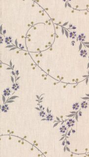 Elegant Vintage Floral Vine Pattern Aesthetic Mobile Wallpaper