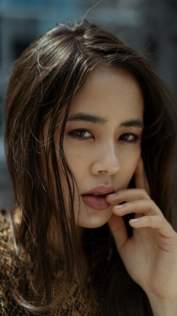 Stunning Asian Woman Portrait Cinematic Photography Mobile Wallpaper