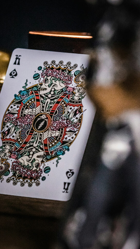 King of Spades Grateful Dead Tarot Card Mystical Spiritual Wallpaper