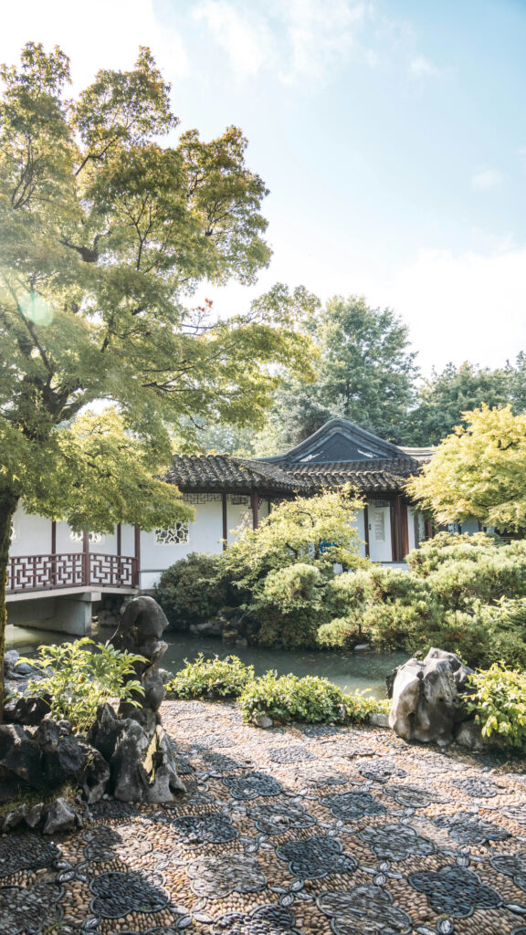Zen Garden Meditation Space for Spiritual Peace and Manifestation Wallpaper