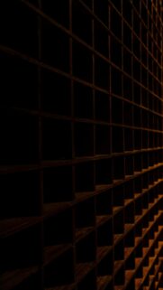 Dark Minimalist Wooden Grid Geometric Pattern Mobile Wallpaper