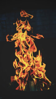 Fiery Aries Zodiac Energy and Bold Passion Phone Wallpaper
