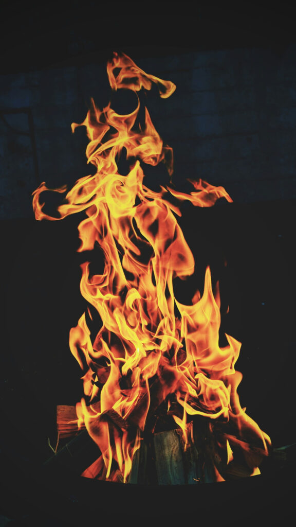 Fiery Aries Zodiac Energy and Bold Passion Phone Wallpaper