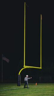 Friday Night Football Referee Goal Post Phone Wallpaper