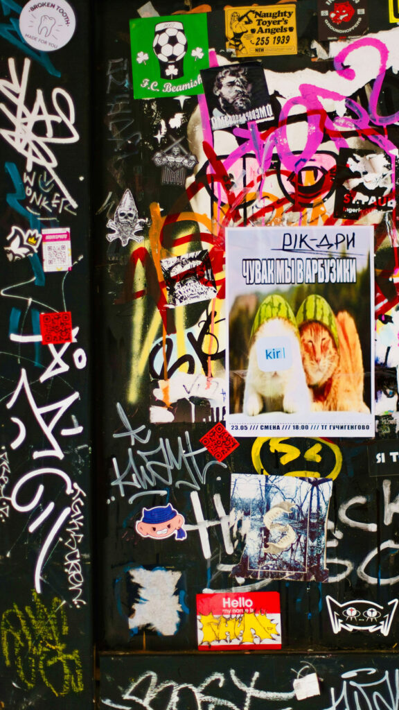 Urban Aesthetic Manifestation Vision Board Collage Desktop Wallpaper