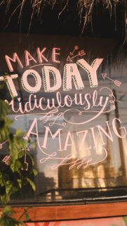 Make Today Ridiculously Amazing Manifestation Quote Phone Wallpaper