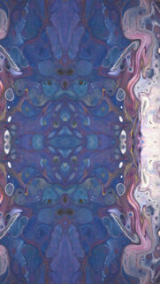 Cosmic Mandala Energy Flow Spiritual Meditation Art Wallpaper