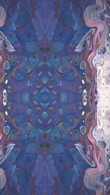 Cosmic Mandala Energy Flow Spiritual Meditation Art Wallpaper