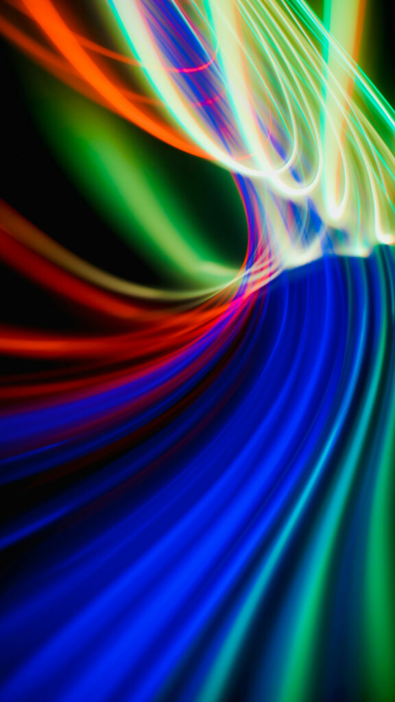 Vibrant Chakra Energy Spectrum Spiritual Phone Wallpaper