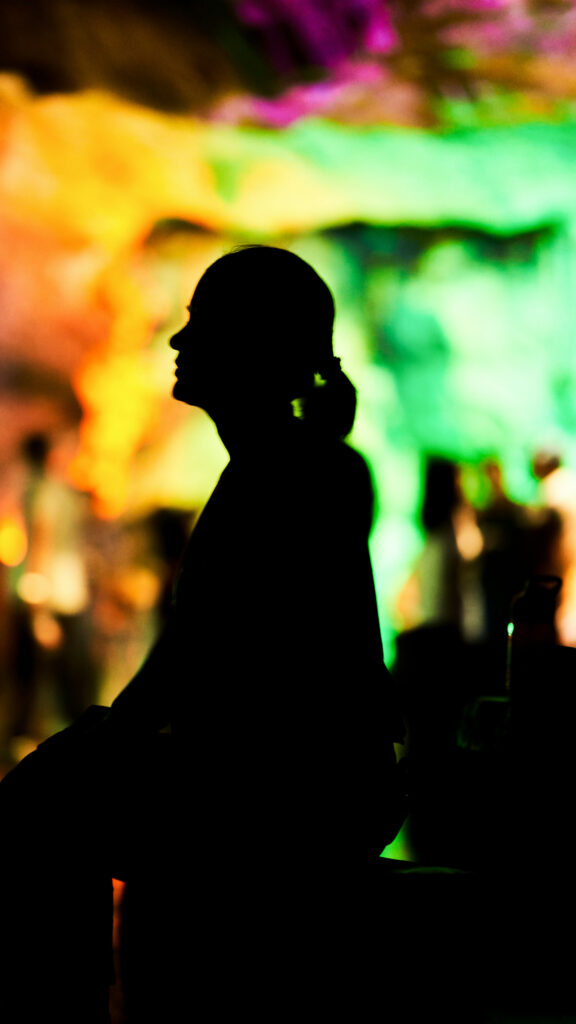 Chakra Energy Flow Spiritual Aura Silhouette 4K Aesthetic Wallpaper