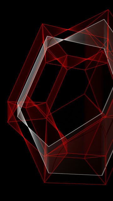Sacred Geometry Dodecahedron Spiritual Energy Minimalist Wallpaper