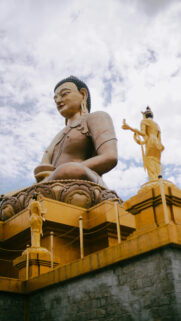 Buddha Dordenma Statue Zen Energy and Spiritual Peace Wallpaper