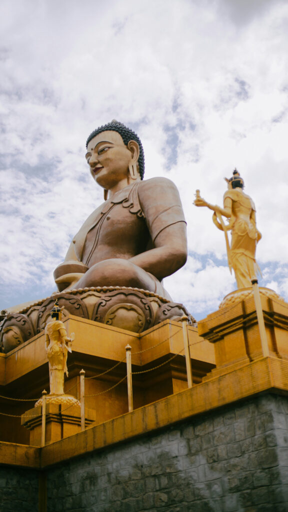 Buddha Dordenma Statue Zen Energy and Spiritual Peace Wallpaper