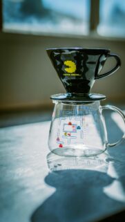 Retro Pac-Man Coffee Pour Over Aesthetic Mobile Wallpaper