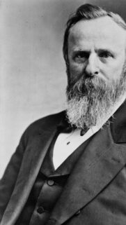 Vintage Portrait of Rutherford B. Hayes Historical Figure Mobile Wallpaper