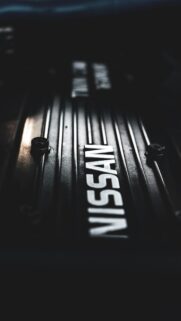Nissan RB Engine Twin Cam Close-Up Mobile Phone Wallpaper