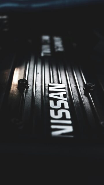 Nissan RB Engine Twin Cam Close-Up Mobile Phone Wallpaper