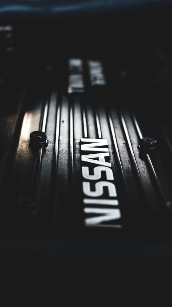 Nissan RB Engine Twin Cam Close-Up Mobile Phone Wallpaper
