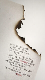 Love is Patient Aesthetic Spiritual Quote for Mindful Manifestation Wallpaper