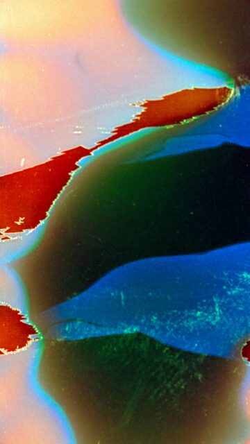 Abstract Light Leak and Color Gradient Texture Mobile Wallpaper