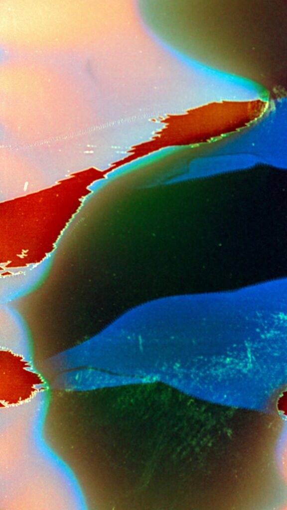 Abstract Light Leak and Color Gradient Texture Mobile Wallpaper