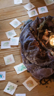 Manifestation Vision Board Ritual Spiritual Energy Art Wallpaper