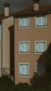 Minimalist Mediterranean Building Exterior Architecture Mobile Wallpaper