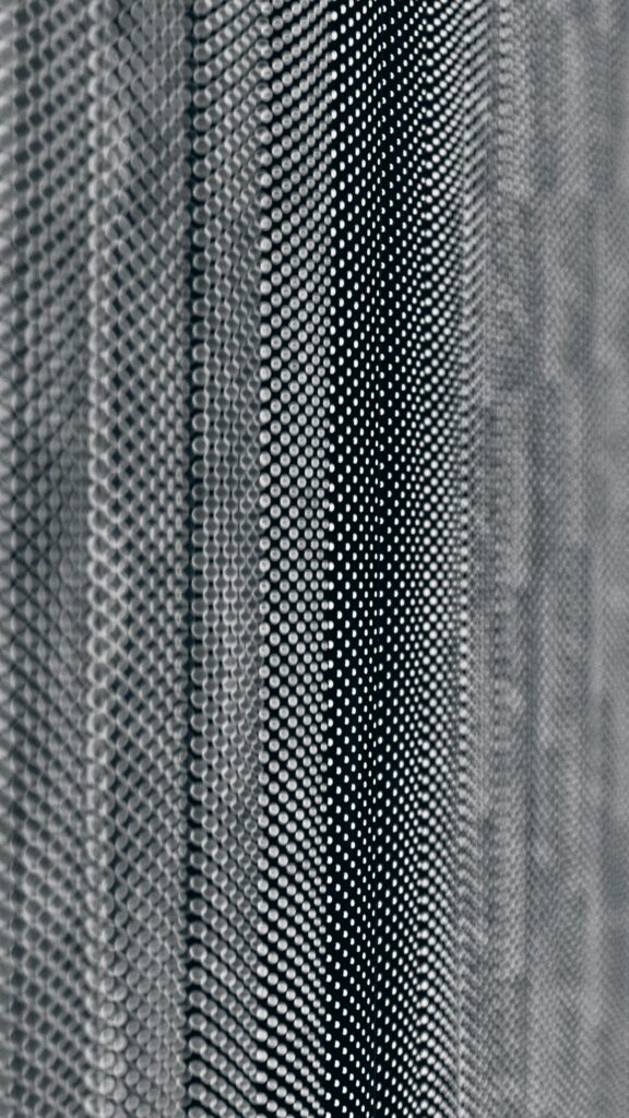 Abstract Monochrome Dotted Grid Texture Minimalist Mobile Wallpaper