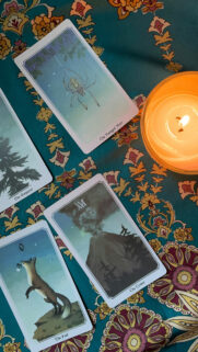Mystical Tarot Card Reading Aesthetic Spiritual Wallpaper