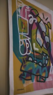 Abstract Graffiti Urban Street Art Illustration Mobile Wallpaper