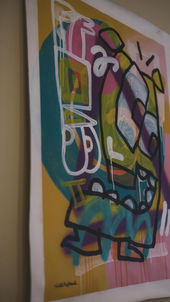 Abstract Graffiti Urban Street Art Illustration Mobile Wallpaper