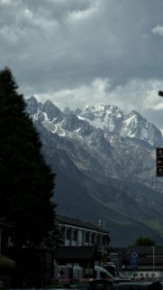 Snow Capped Jade Dragon Snow Mountain Landscape Mobile Wallpaper