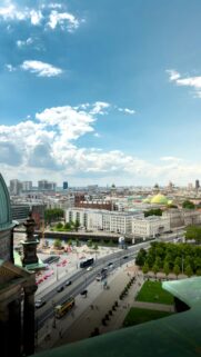 Breathtaking Berlin Cityscape From Cathedral Dome Wallpaper