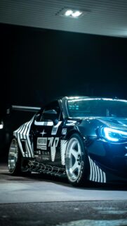 Stanced Toyota 86 Rocket Bunny Custom Sports Car Phone Wallpaper