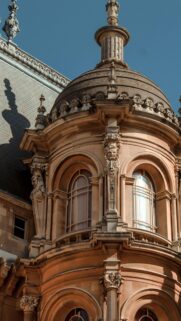 Elegant French Renaissance Architectural Detail Mobile Wallpaper