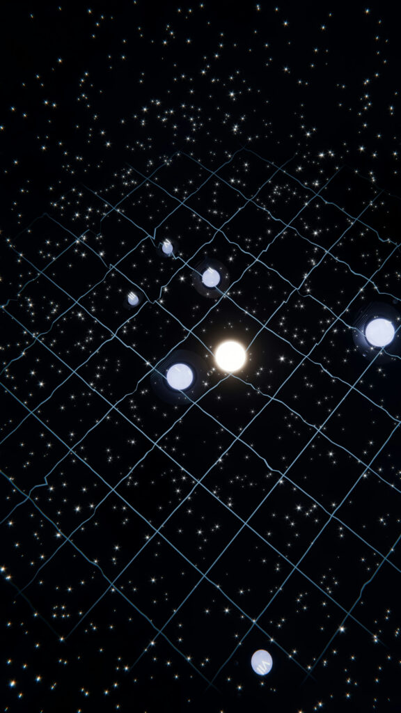 Gemini Celestial Constellation and Zodiac Stars Phone Wallpaper