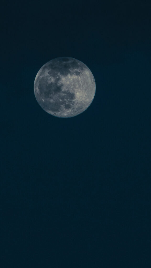 Full Moon Lunar Phase Spiritual Energy and Manifestation Wallpaper