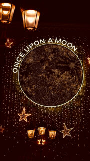 Celestial Once Upon a Moon Manifestation and Magic Energy Wallpaper