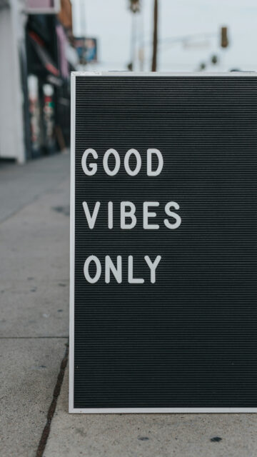 Good Vibes Only Manifestation and Abundance Mindset Aesthetic Wallpaper