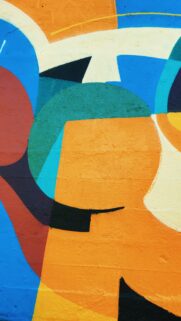 Vibrant Abstract Geometric Art Colorful Phone Wallpaper