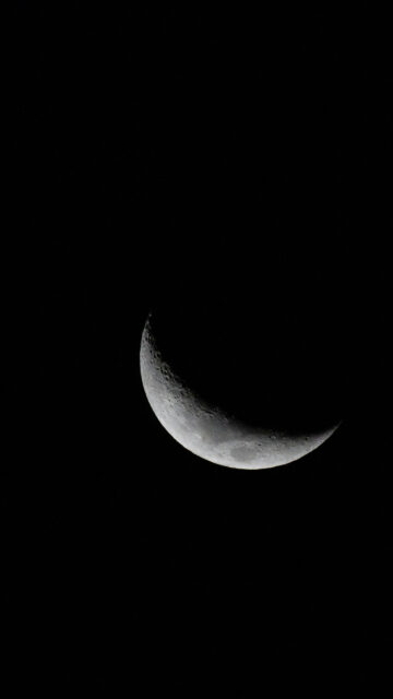 Crescent Moon Phase Spiritual Guidance and Lunar Manifestation Wallpaper
