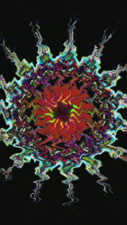 Abstract Mandala Energy Vortex for Spiritual Awakening and Meditation Wallpaper