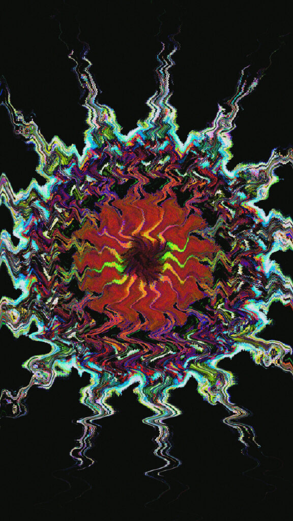 Abstract Mandala Energy Vortex for Spiritual Awakening and Meditation Wallpaper