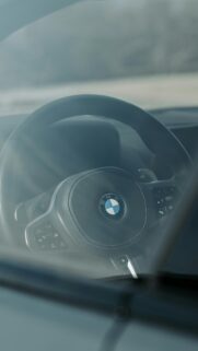 BMW M Sport Steering Wheel Interior Luxury Automotive Wallpaper