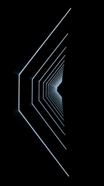 Sacred Geometry Energy Tunnel for Spiritual Alignment and Focus Wallpaper