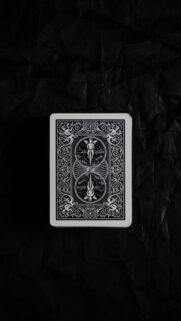 Bicycle Rider Back Playing Card Aesthetic Spiritual Divination Wallpaper