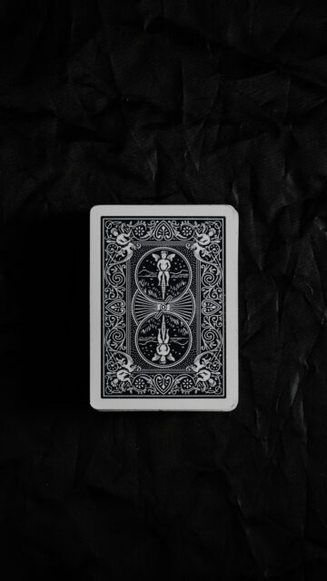 Bicycle Rider Back Playing Card Aesthetic Spiritual Divination Wallpaper