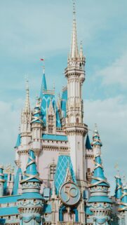 Magical Cinderella Castle 50th Anniversary Disney Mobile Wallpaper