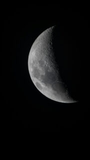 Waning Crescent Moon Phase Spiritual Energy and Manifestation Wallpaper